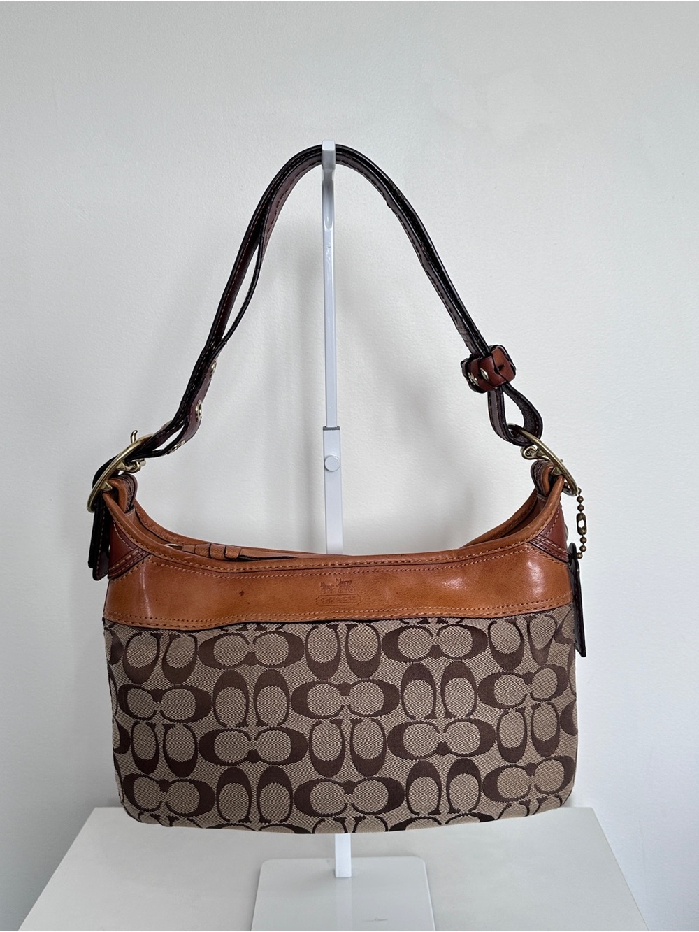 Coach Bleecker Signature Hobo Shoulder/Crossbody Bag